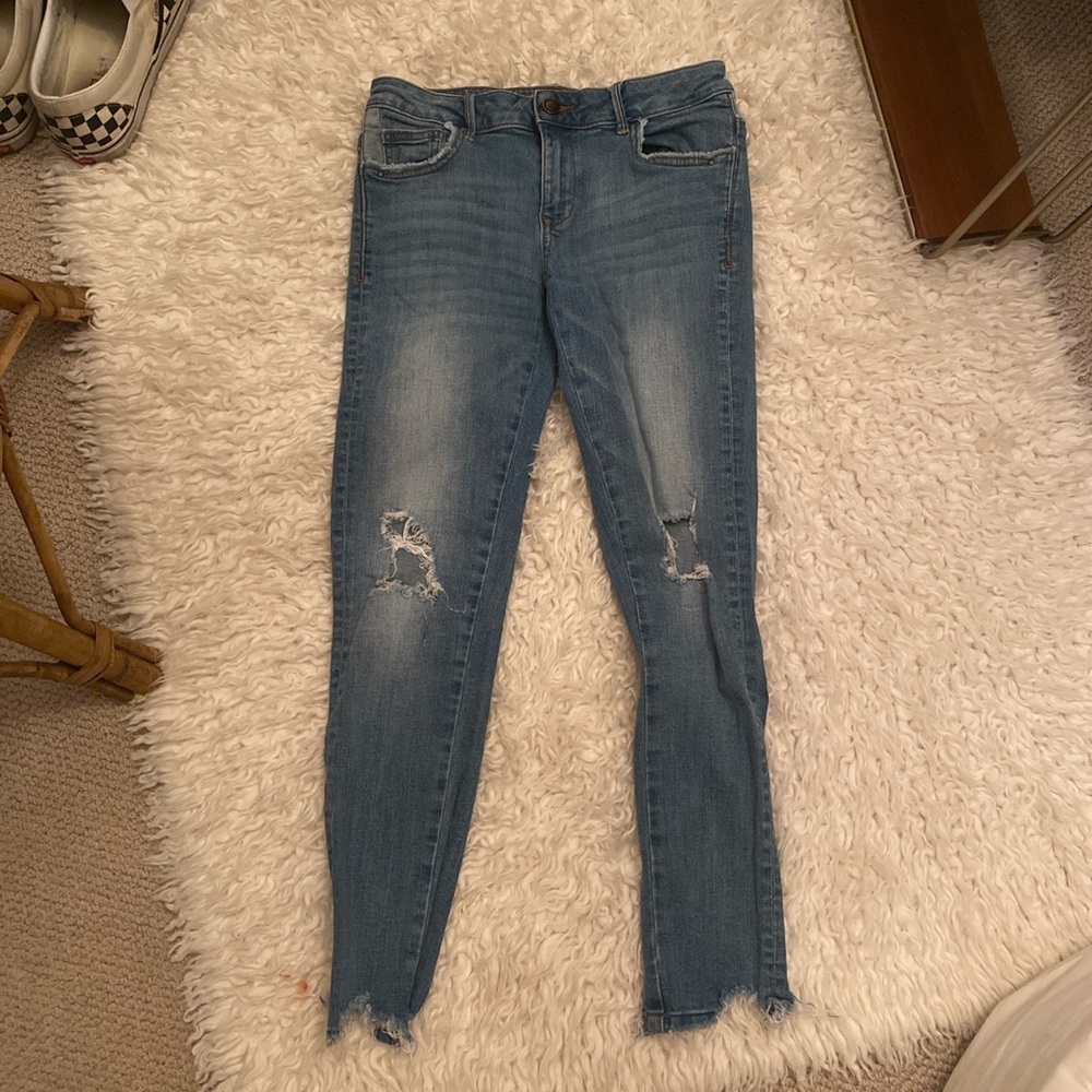 Zara ripped jeans